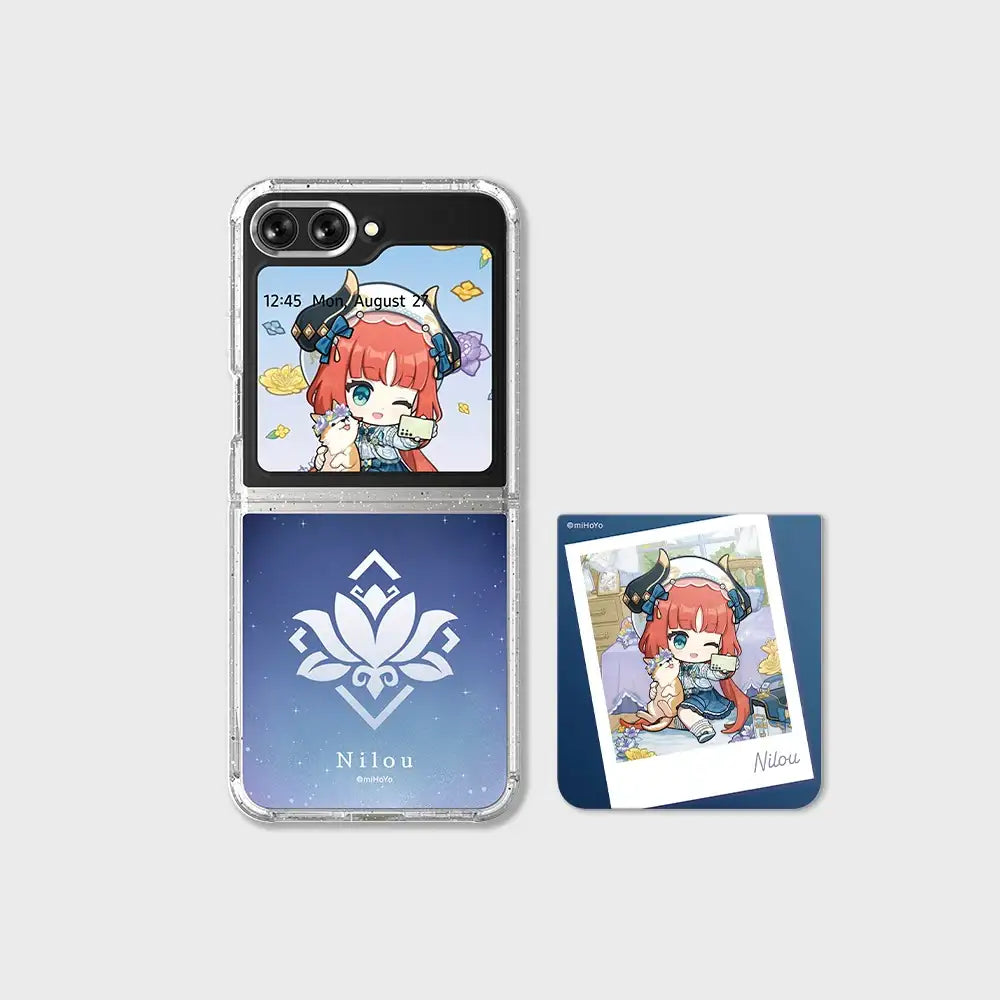 SLBS - Genshin Impact Nilu Flip Suit Case Set (GalaxyZ Flip5) - SLBS - Home & Living, Accessories - Harumio