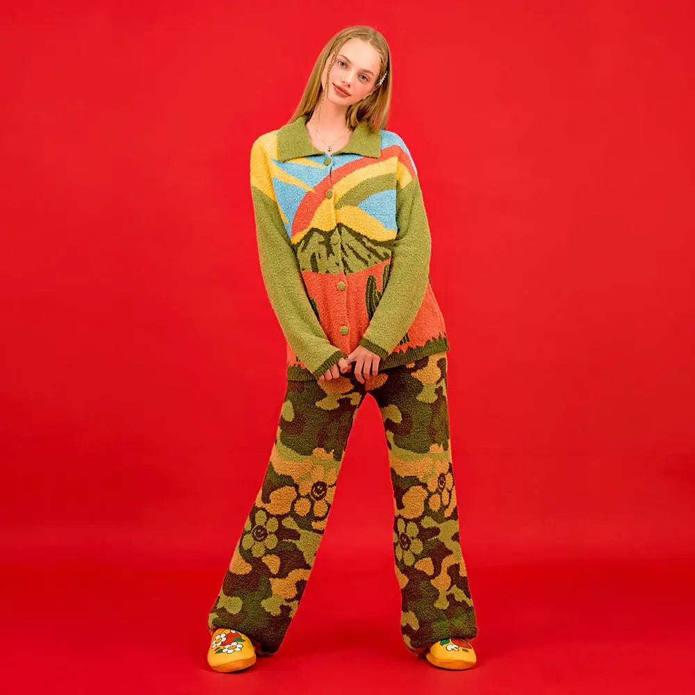 Wiggle Wiggle - Wild and Free Long Pajamas Set - Wiggle Wiggle - Clothing - Harumio