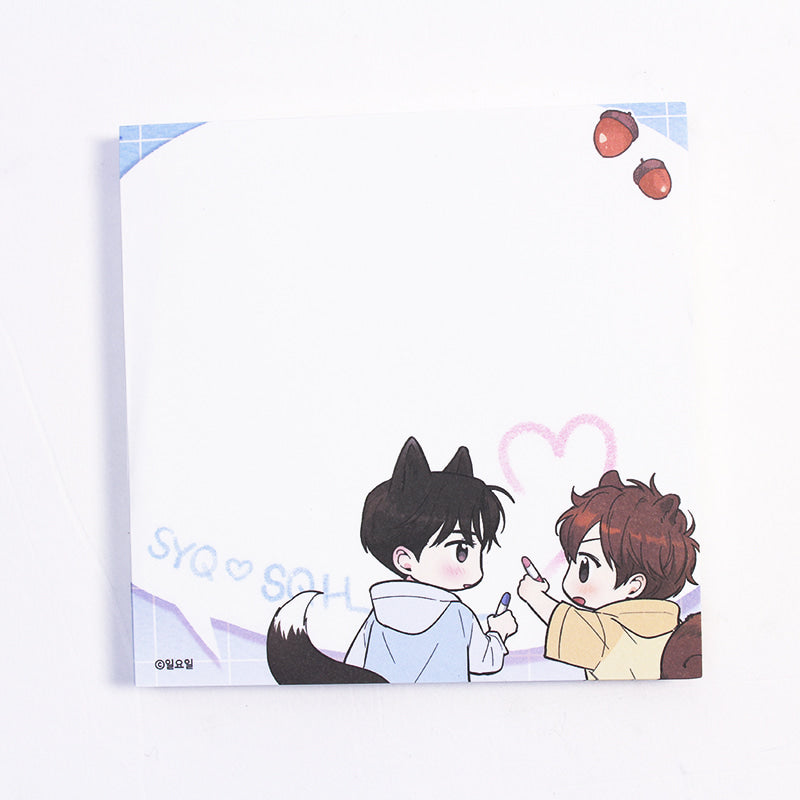 Part-Time Partner - Memo Pad - Webtoon Shop - Memo Pad - Harumio