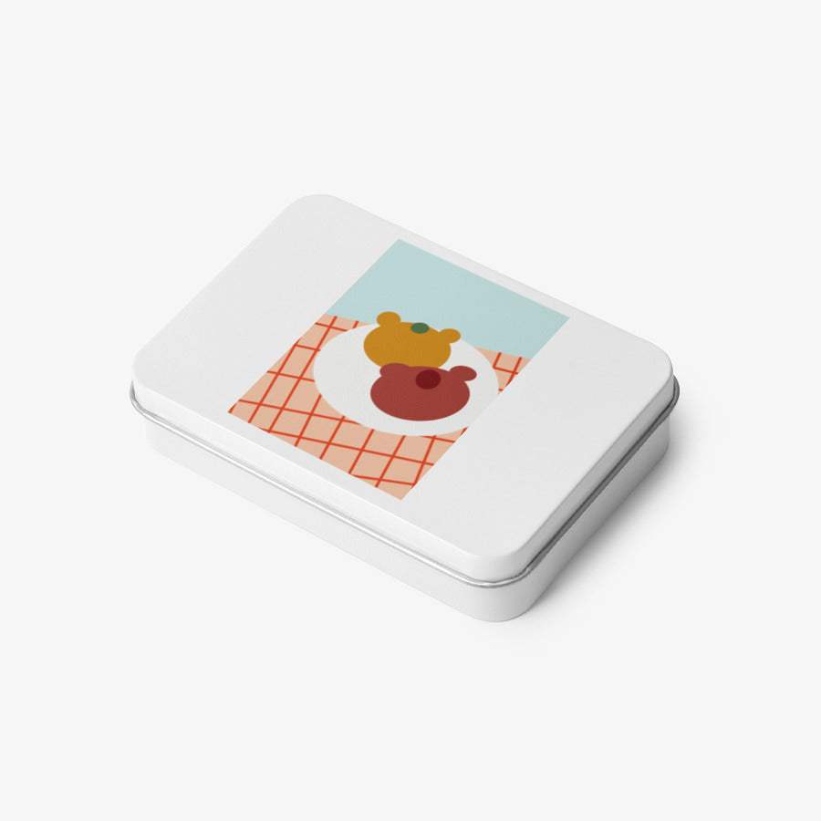 Eun Dan Bi - Teddy Bear Dessert Tin Case - Marpple Shop - Tin Case - Harumio