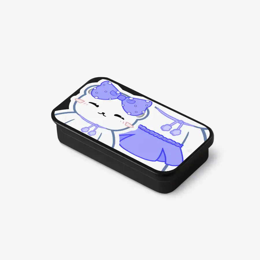 Hyunin Binni Sketchbook - Purple Sliding Tin Case - Marpple Shop - Tin Case - Harumio