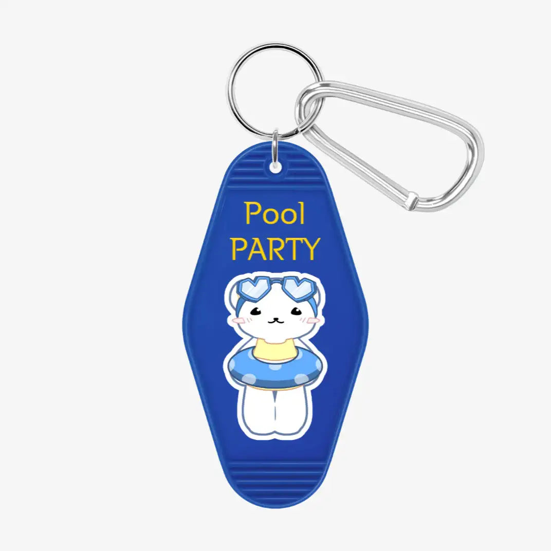 Hyunin Binni Sketchbook - Pool Party Carabiner Keyring - Marpple Shop - Keyring - Harumio