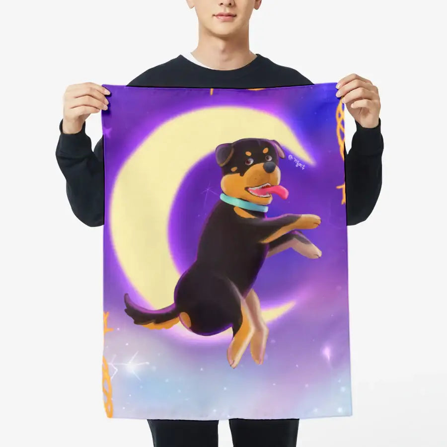 Winter Fox - In Space Blanket - Marpple Shop - Blanket - Harumio