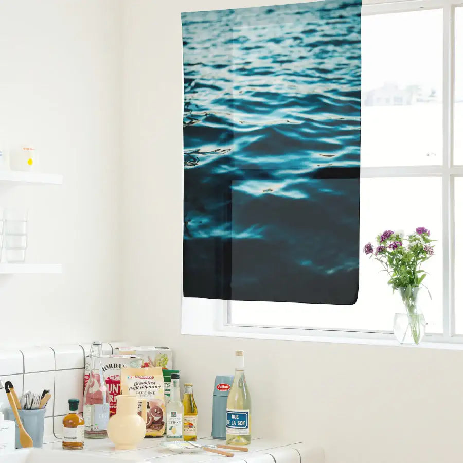 mcble - Blue Calm Chiffon Screen - Marpple Shop - Screen - Harumio
