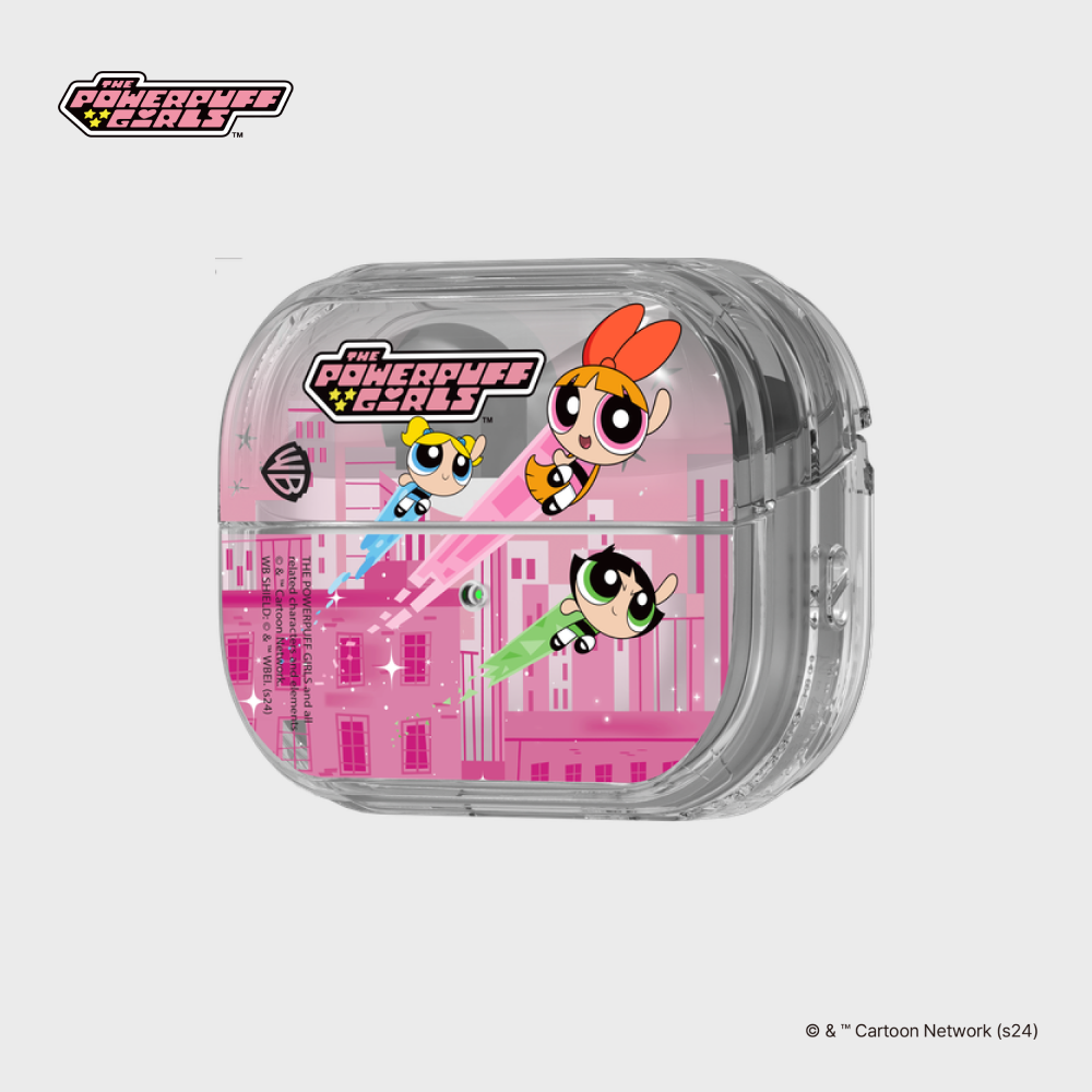 SLBS - Powerpuff Girls Pink Clear Cover (Galaxy Buds3 Pro)