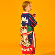 Wiggle Wiggle - Drunken Cat Lounge Robe (Kids) - Wiggle Wiggle - Robe - Harumio