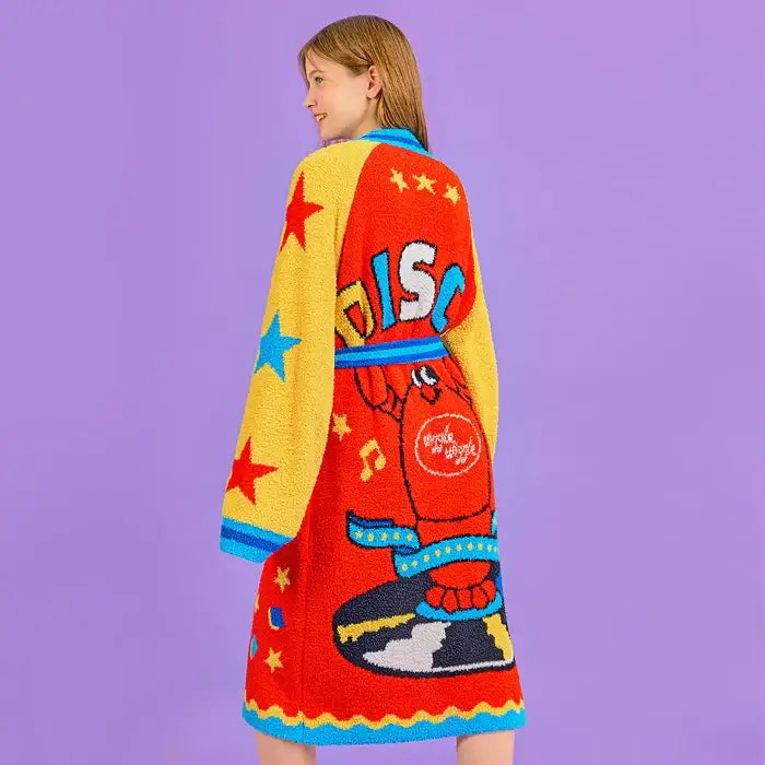 Wiggle Wiggle - Lobster Lounge Robe - Wiggle Wiggle - Robe - Harumio