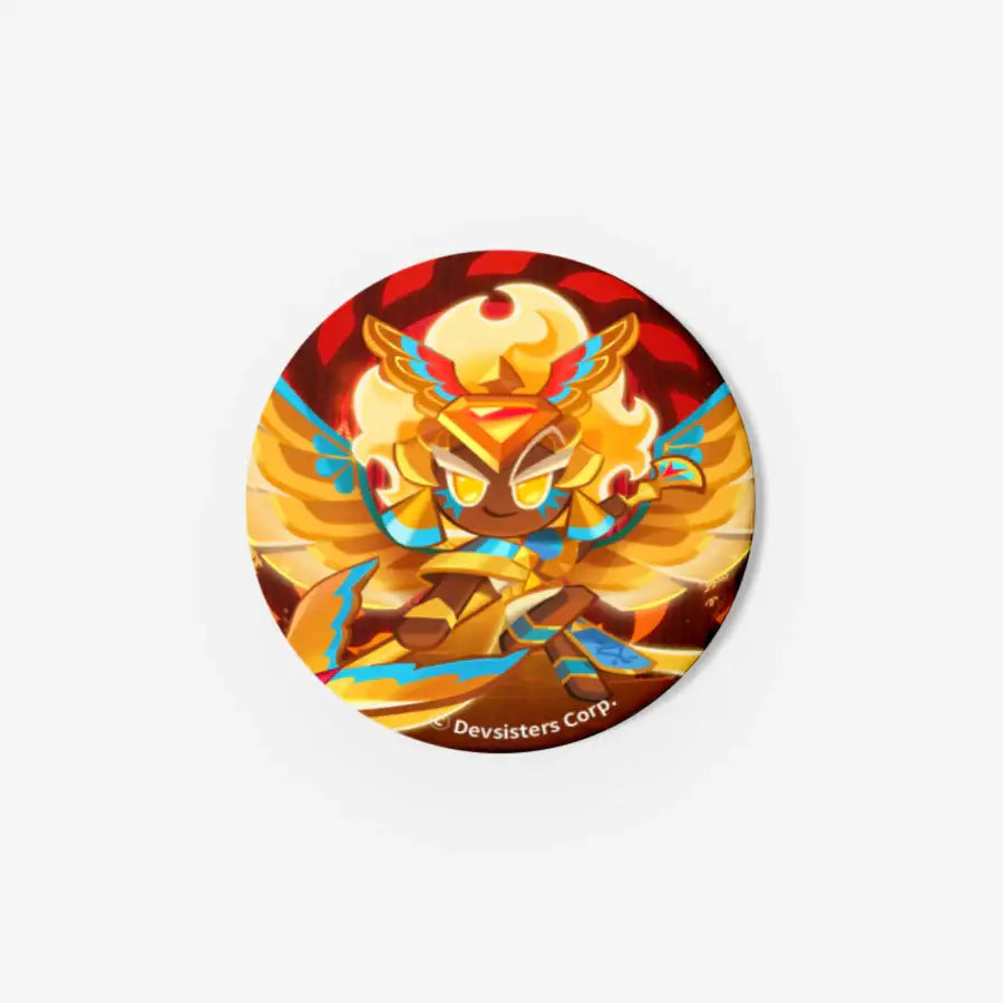 Cookie Run : Kingdom - Immortal Gold Cheese Cookie Pin Button - Marpple Shop - Pin Button - Harumio