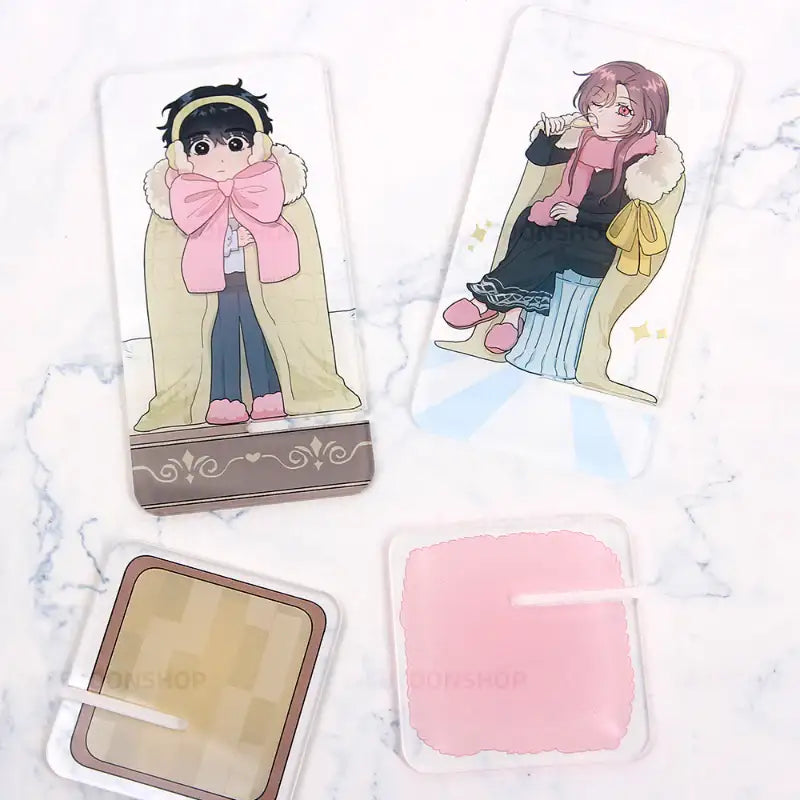 The Northern Duke Needs a Warm Hug - Acrylic Phone Holder - Webtoon Shop - Phone Stand - Harumio