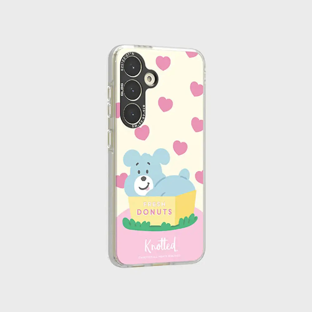 SLBS - Knotted Dough Puppy Impression Case (Galaxy S24 Series) - SLBS - Home & Living, Accessories - Harumio