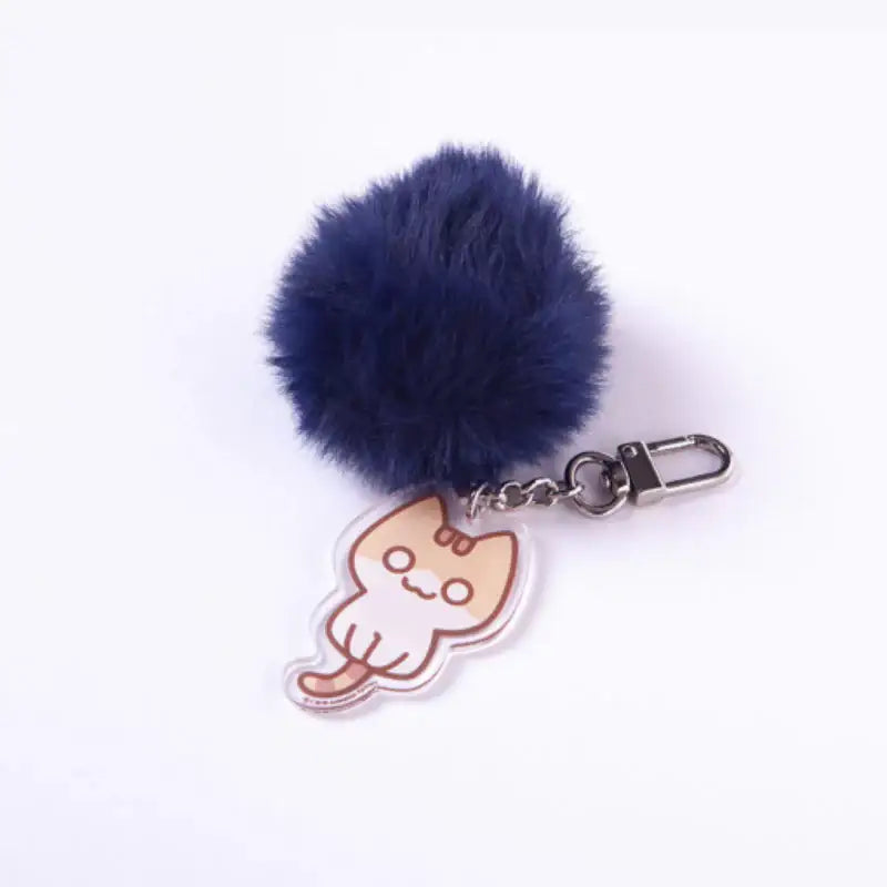 The Owner of the Earth is a Cat - Double-sided Acrylic Pom-Pom Keyring - D&C WEBTOON Biz - Keyring - Harumio