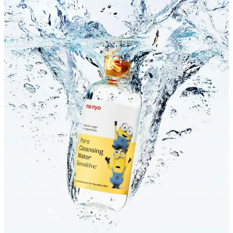 Manyo Factory x Minions - Pure Cleansing Water Sensitive 500ml Double Plan - Manyo Factory - Skincare, Cleansing Water - Harumio