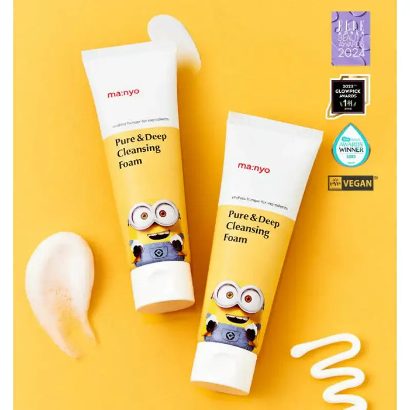 Manyo Factory x Minions - Pure & Deep Cleansing Foam 120ml 1+1 Plan - Manyo Factory - Skincare,Cleansing Foam - Harumio