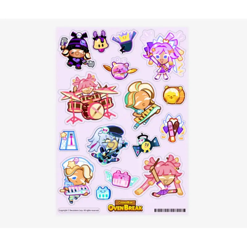 Cookie Run - Sweet School Band Story Sticker - Cookie Run - Sticker - Harumio