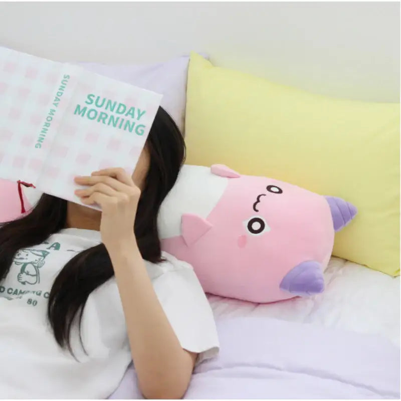 NARA HOME DECO X Maple Story - 3D Body Pillow Pink Bean - NARA HOME DECO - Body Pillow - Harumio
