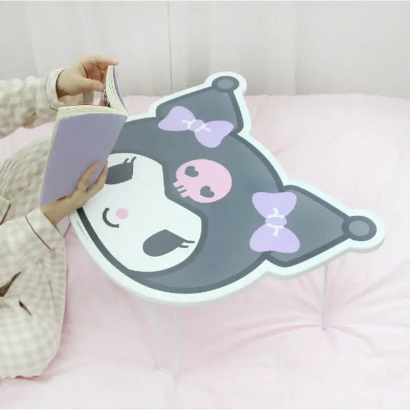 NARA HOME DECO X Sanrio - Kuromi Folding Table - NARA HOME DECO - Folding Table - Harumio