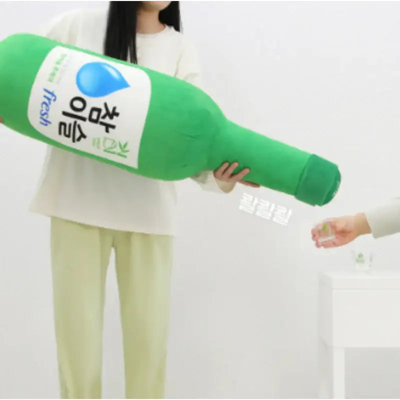 NARA HOME DECO x Chamisul - Soju Bottle Body Pillow - Nara Home Deco - Body Pillow - Harumio