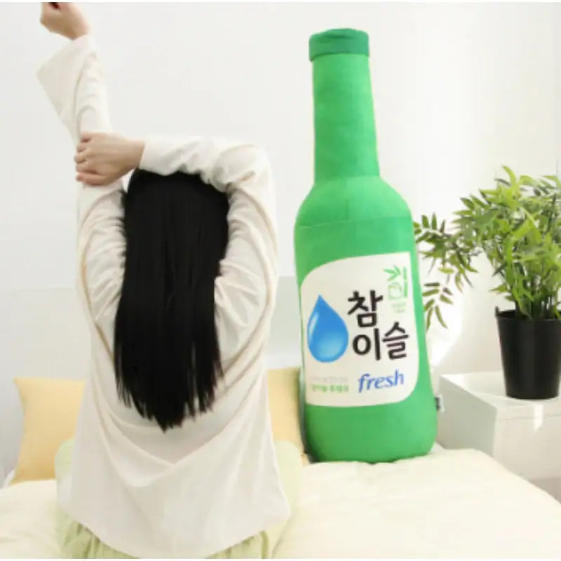 NARA HOME DECO x Chamisul - Soju Bottle Body Pillow - Nara Home Deco - Body Pillow - Harumio