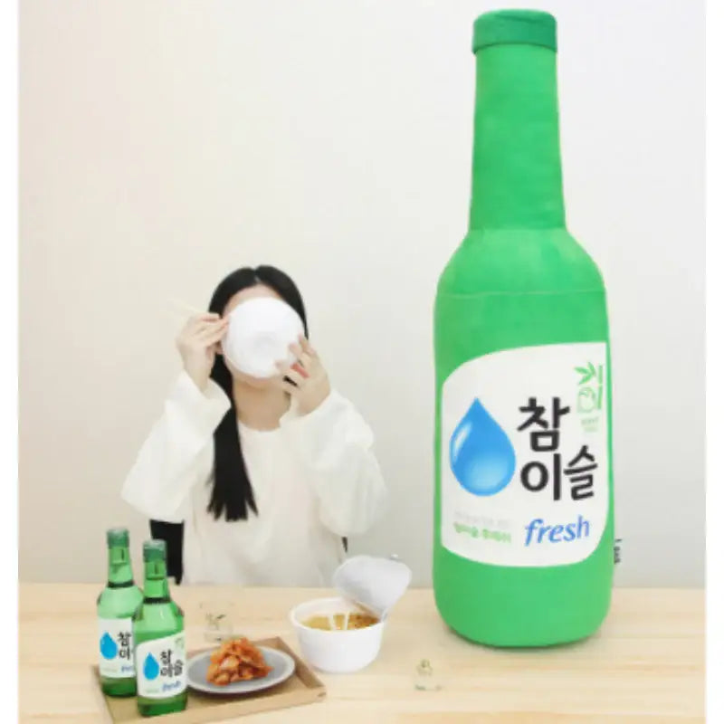NARA HOME DECO x Chamisul - Soju Bottle Body Pillow - Nara Home Deco - Body Pillow - Harumio