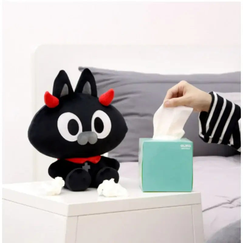 NARA HOME DECO x My Demon - Sitting Doll Meo - Nara Home Deco - Plush Doll - Harumio