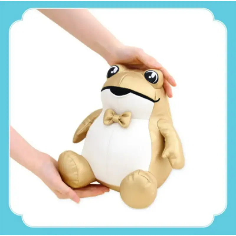 NARA HOME DECO x Hite Jinro - Gold Toad Sitting Doll - Nara Home Deco - Plush Doll - Harumio