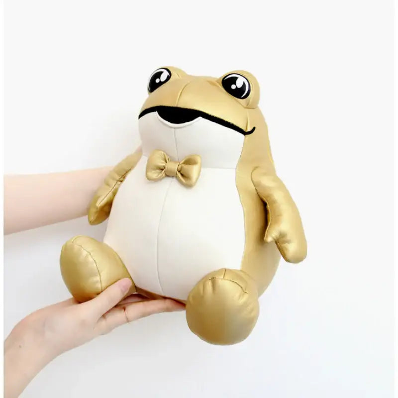 NARA HOME DECO x Hite Jinro - Gold Toad Sitting Doll - Nara Home Deco - Plush Doll - Harumio
