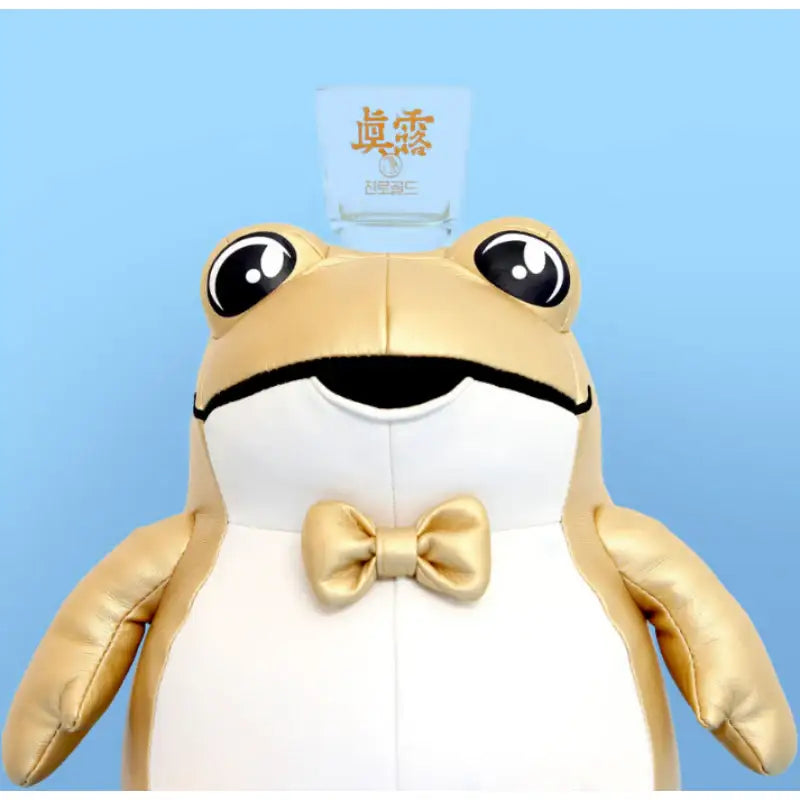 NARA HOME DECO x Hite Jinro - Gold Toad Sitting Doll - Nara Home Deco - Plush Doll - Harumio