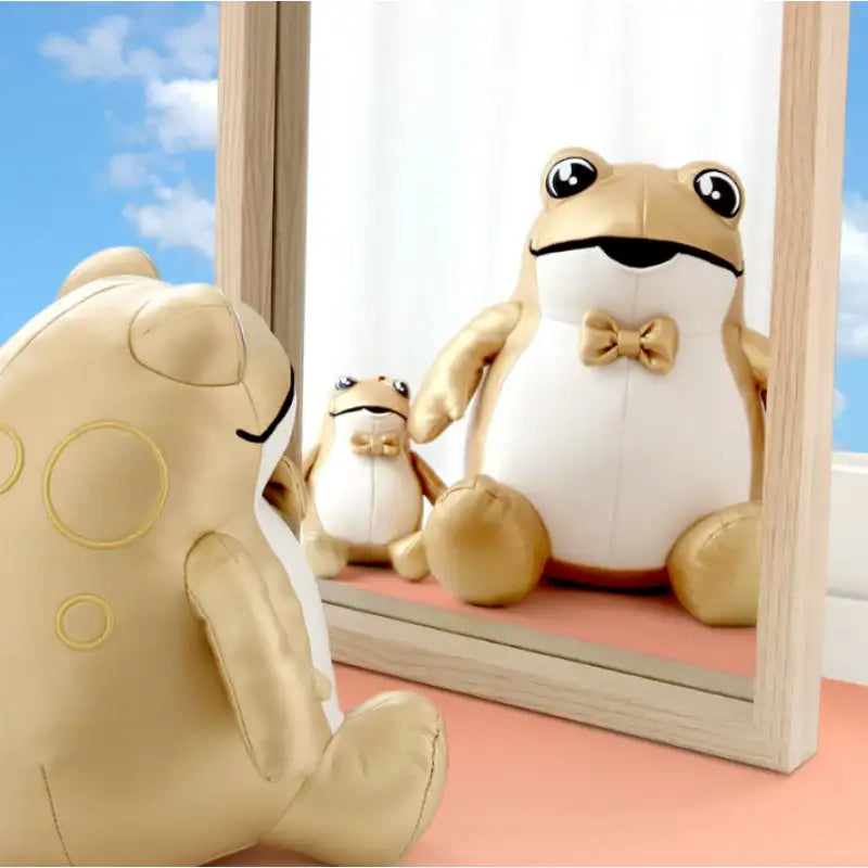 NARA HOME DECO x Hite Jinro - Gold Toad Sitting Doll - Nara Home Deco - Plush Doll - Harumio