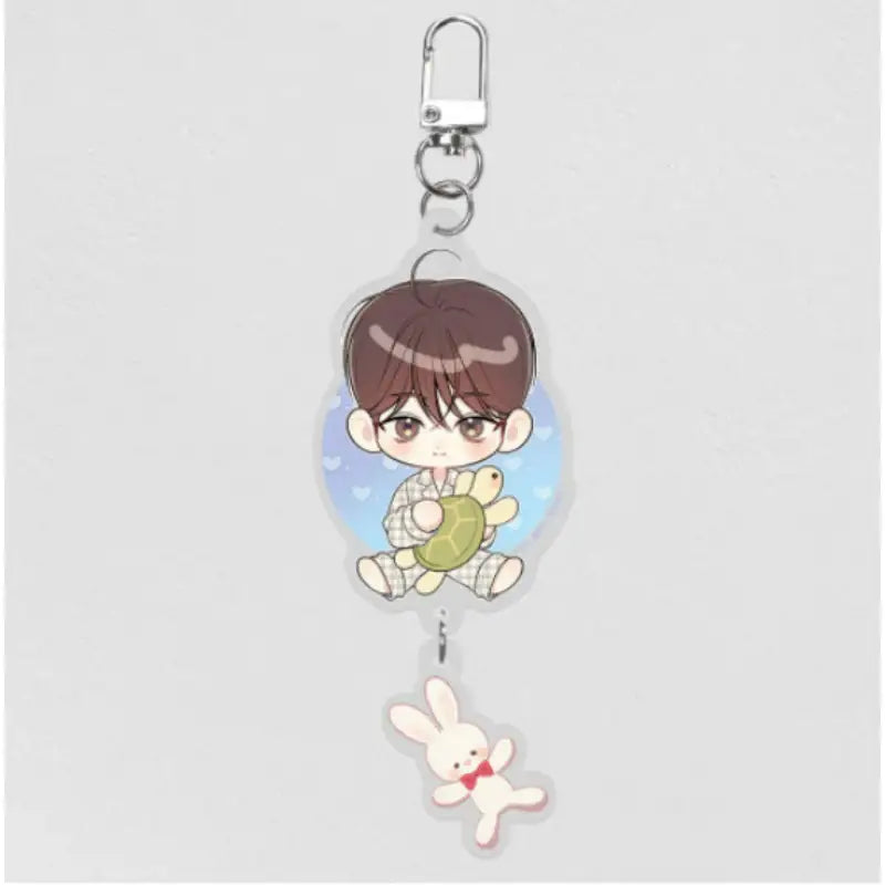 Secret Love Affair - Acrylic Keyring - Official W - Acrylic Keyring - Harumio