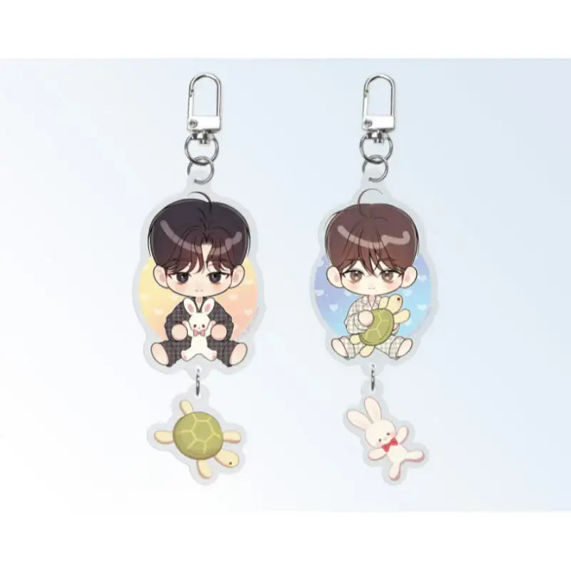 Secret Love Affair - Acrylic Keyring - Official W - Acrylic Keyring - Harumio
