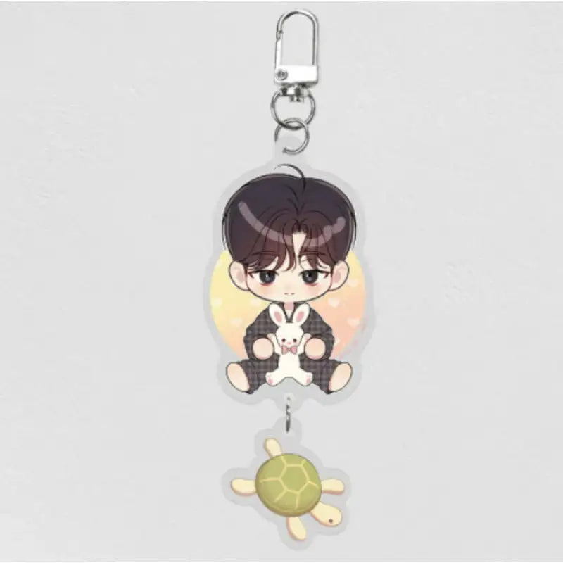 Secret Love Affair - Acrylic Keyring - Official W - Acrylic Keyring - Harumio