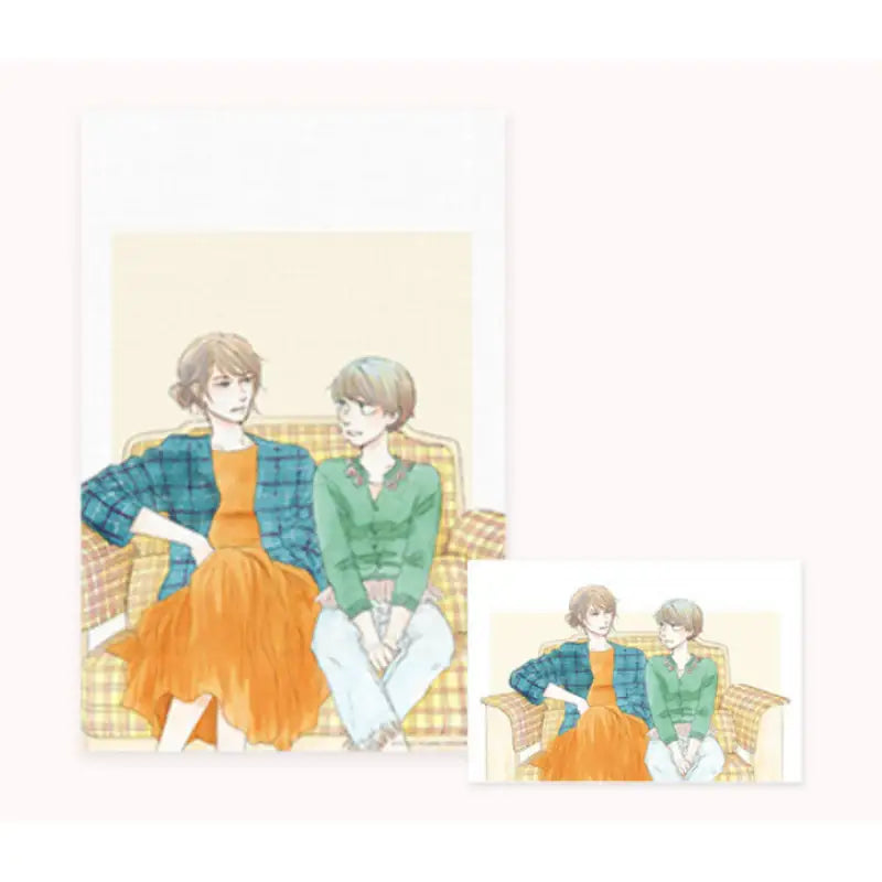 Journal With Witch X BeOn - Fabric Poster + Postcard Set - BeOn - Postcard - Harumio