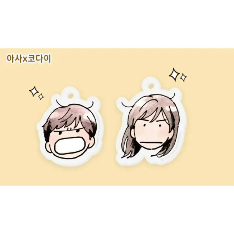 Journal With Witch X BeOn - Acrylic Keyring - BeOn - Keyring - Harumio