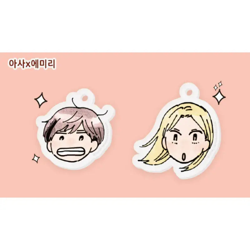 Journal With Witch X BeOn - Acrylic Keyring - BeOn - Keyring - Harumio