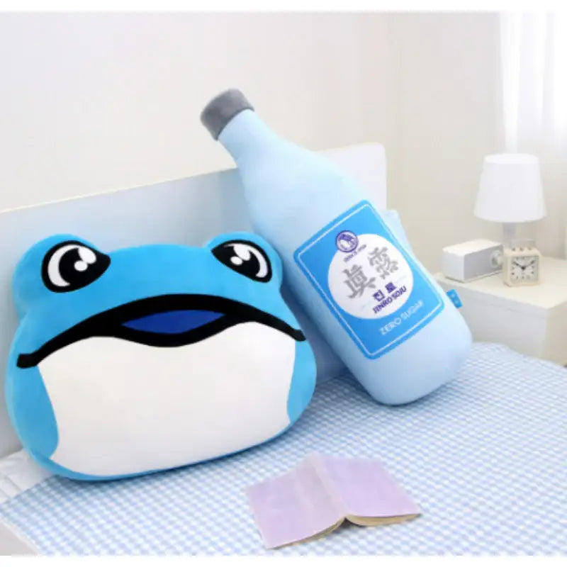 NARA HOME DECO x Hite Jinro - Jinro Toad Big Face Cushion - Nara Home Deco - Plush - Harumio