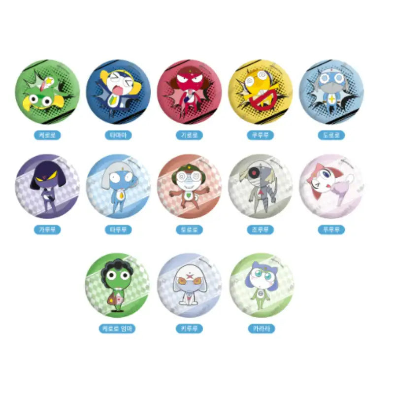 Sergeant Frog Keroro x Toonique - Illustration Can Badge - Toon!que - Can Badge - Harumio