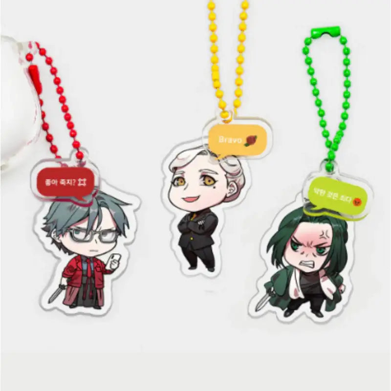 Three Kingdoms Talk x YLAB Store - Acrylic Keyring - YLAB Store - Acrylic Keyring - Harumio