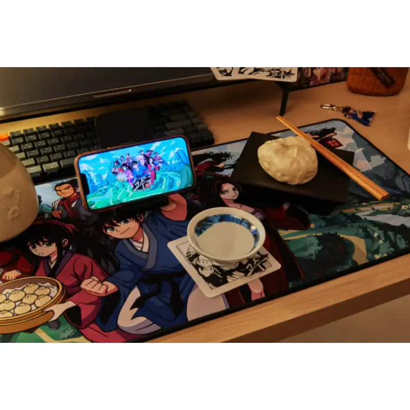 GOSU: Absolute King - Long Pad - Webtoon Friends - Mouse Pad - Harumio