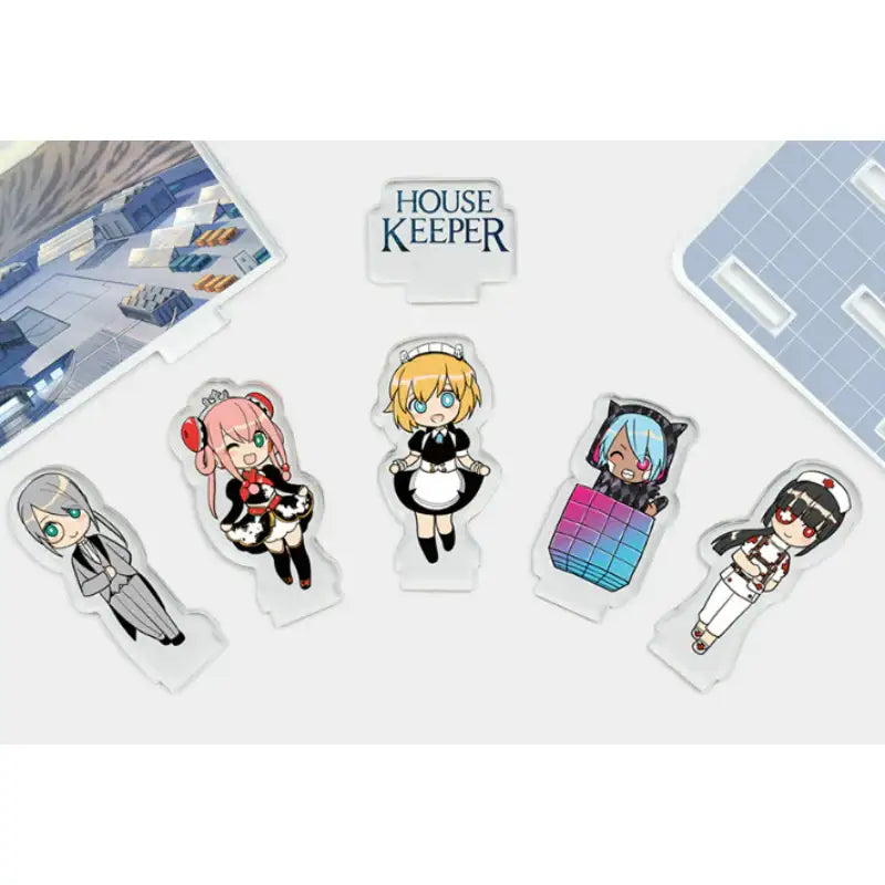 Housekeeper x YLAB Store - Acrylic Diorama Stand - YLAB Store - Acrylic Diorama - Harumio