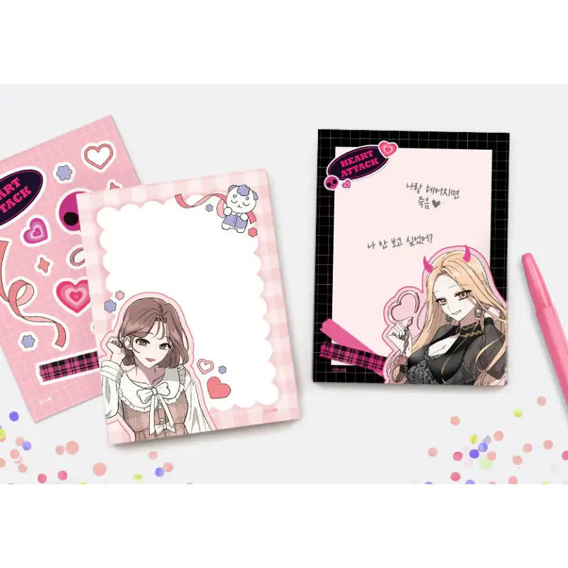 Death When Separated x YLAB Store - Memo Set - YLAB Store - Memo Paper - Harumio