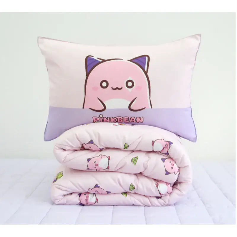 NARA HOME DECO X Maple Story - Pink Bean Bedding Set - NARA HOME DECO - Pillow Cover - Harumio