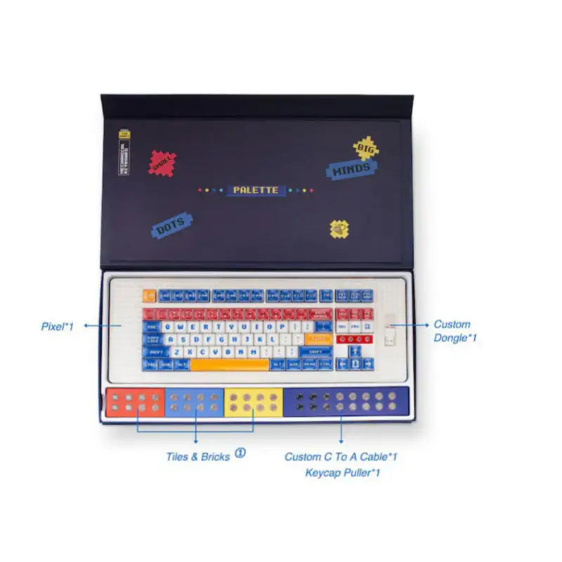 Wadiz x Blue Booth - MelGeek Pixel Keyboard - Wadiz x Blue Booth - Home & Living, Accessories - Harumio