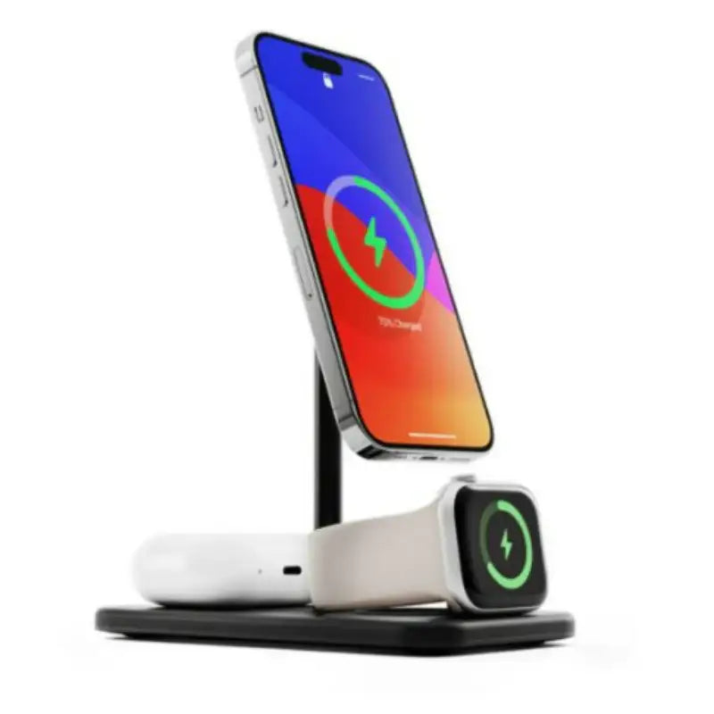 Wadiz x DK Store - HiRise 3 Deluxe MagSafe 3 in 1 Charger - Wadiz x DK Store - Wireless Charger - Harumio