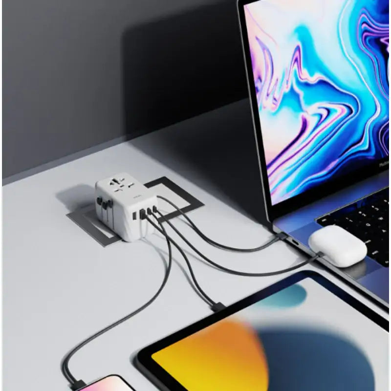 Wadiz x VOVA - 5 Port Travel Multi Adapter - Wadiz x VOVA - Adapter - Harumio