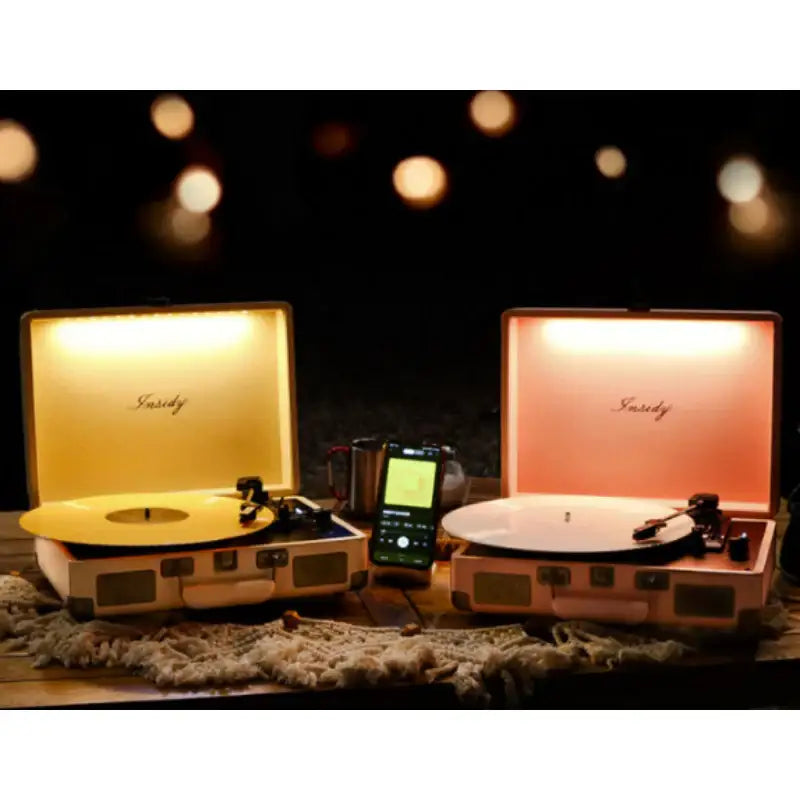 Wadiz x Insidy - Portable Wireless LED Turntable - Wadiz x Insidy - Turntable - Harumio