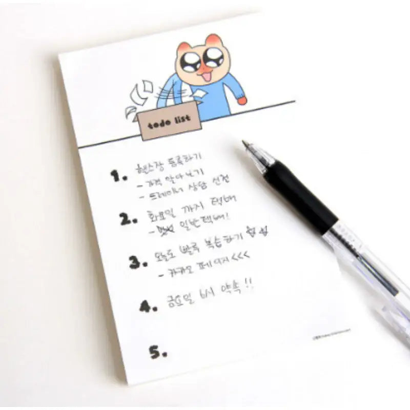 Today Is Also Fast - Memo - Webtoon Shop - Memo - Harumio