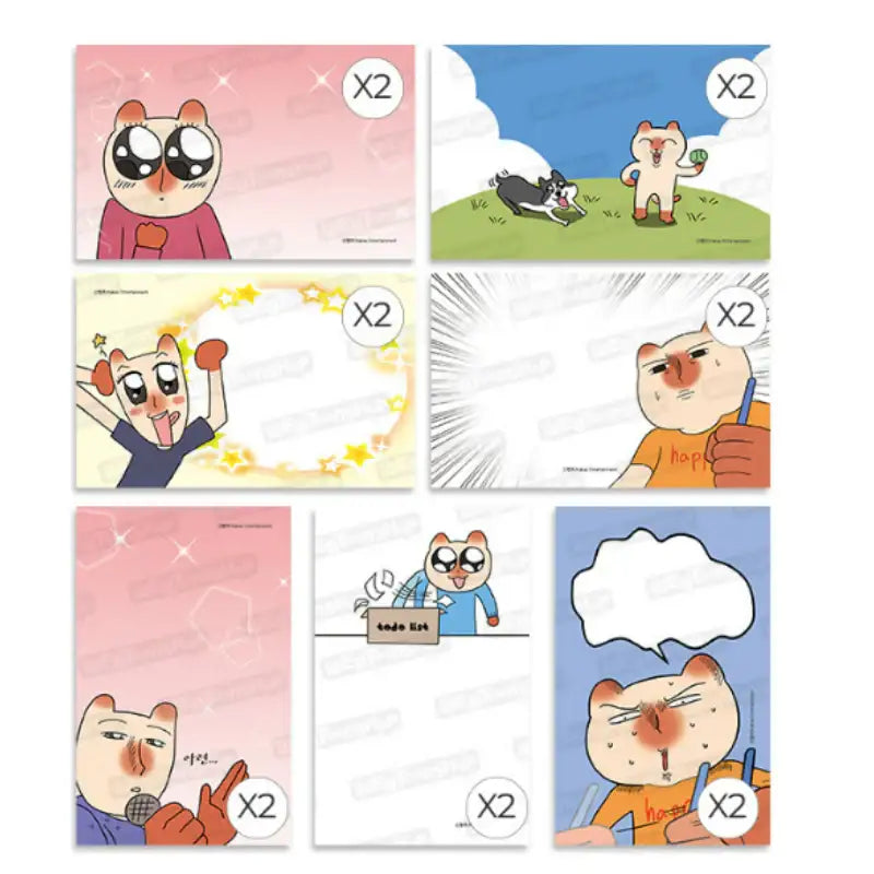 Today Is Also Fast - Sticker Set - Webtoon Shop - Sticker set - Harumio