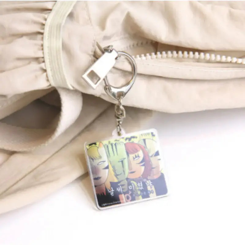 Today Is Also Fast - Double-side Square Acrylic Keyring - Webtoon Shop - Acrylic Keyring - Harumio