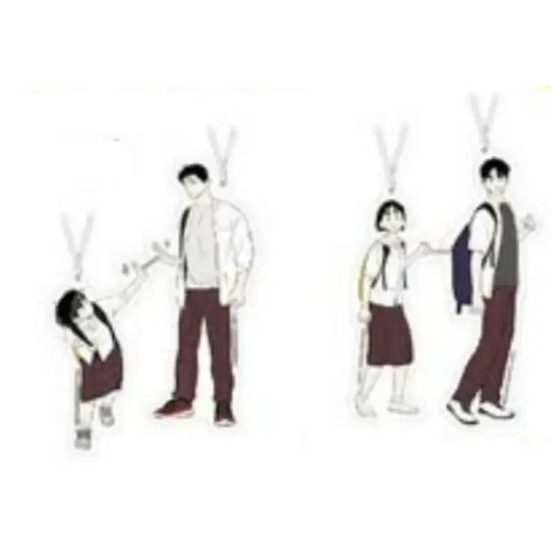 After School Lessons for Unripe Apples Winter Holiday Pop-Up - Magnet Keyring - Winter Holiday - Doll keyring - Harumio