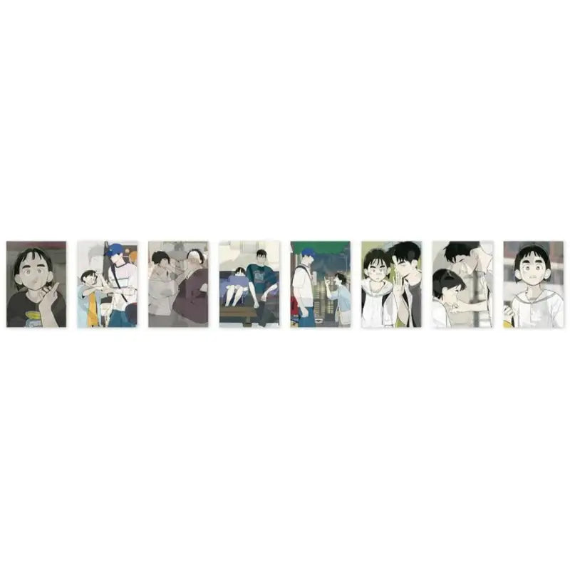After School Lessons for Unripe Apples Winter Holiday Pop-Up - Lenticular Postcard - Winter Holiday - Lenticular Postcard - Harumio